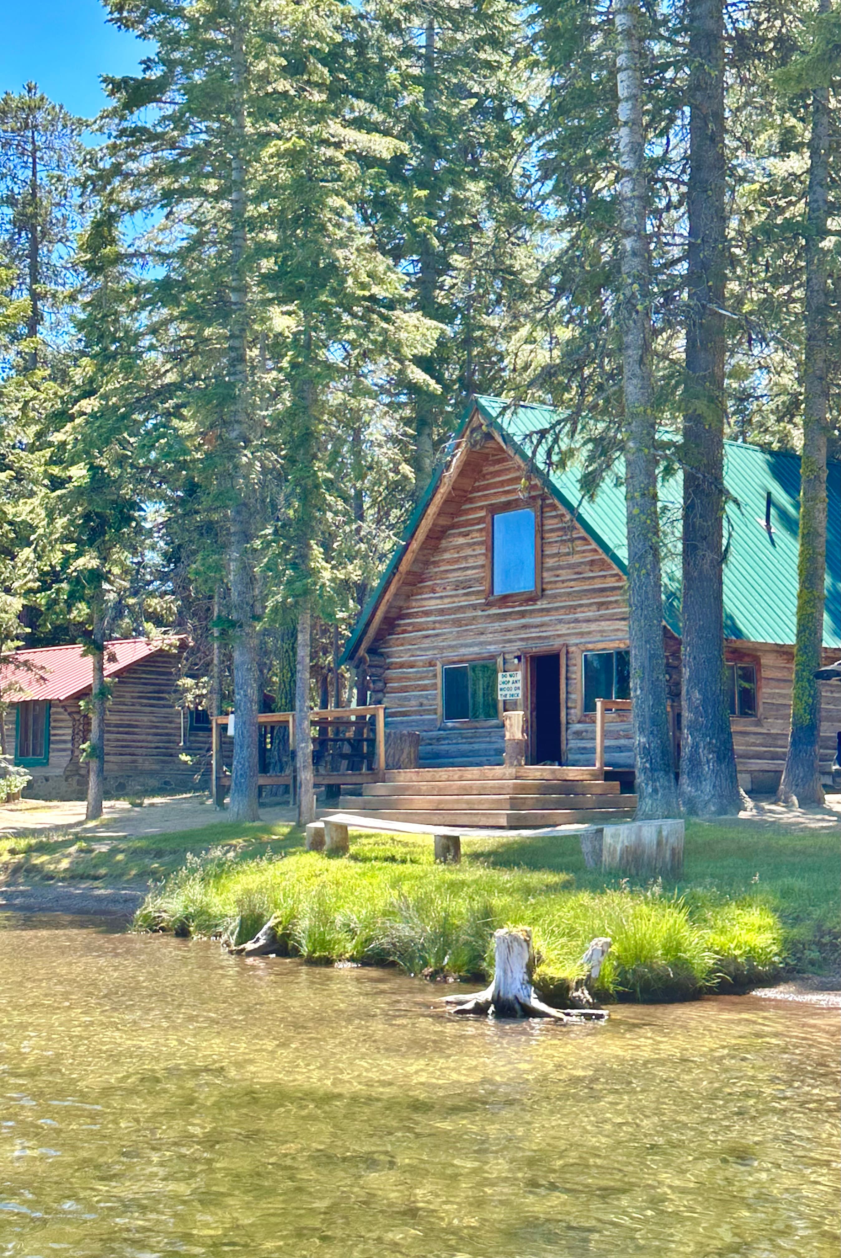 Our most 'lakefront' cabin!